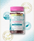 Carlyle Collagen Gummies | 60 Count | Multi Collagen Complex | Beauty Formula Supplement | Mixed Berry Flavor | Non-Gmo, Gluten