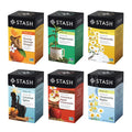 Stash Tea Relax and Unwind Tea Sampler - Assorted Specialty Tea Gift Set, Calming Herbal Teas to Support Relaxation, 7 Flavors, 35 Tea Bags