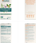 Himalaya Focused Mind With Ashwagandha, Bacopa & L-Theanine For Focus, Energy And Attention, 60 Capsules, 1 Month Supply, Vegan, Gluten Free