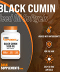 Bulksupplements.Com Black Cumin Seed Oil Softgels - Blackseed Oil - Nigella Sativa - Black Seed Oil Pills - Nigella Sativa Capsules - 1000Mg Of Black Cumin Seeds Oil Per Softgel (120 Softgels)
