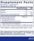 Pure Encapsulations Borage Oil 60 gels
