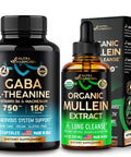 NUTRAHARMONY Gaba With L-Theanine Capsules & Mullein Drops