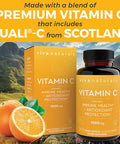 Viva Naturals Vitamin C 1000mg - Non-GMO Vitamin C Supplements with Citrus Bioflavonoids & Rose Hips for Immune Support & Antioxidant Protection, 250 Vegetarian Capsules