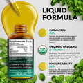 NUTRAHARMONY Organic Oregano Oil Drops & Magnesium Citrate Capsules