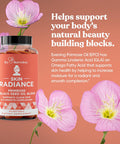 Eu Natural Radiance Flawless Skin & Complexion Hormonal Acne Skin Care Support Your Natural Beauty Building Blocks Cold Pressed Acne Pills Evening Primrose Oil Black Seed Oil & DIM 60 Liquid Softgels