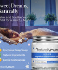Naturallymum Kids Magnesium Bedtime Lotion for Better Sleep | All-Natural Sleeping Aid for Children | Alternative to Melatonin | Lavender & Chamomile Essential Oil | 250ml