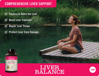 NatureWise Liver Detox Cleanse Supplement 60 servings Triple Repair Formula with Milk Thistle Turmeric Reishi Kudzu to Encourage Toxin Removal Support Normal Function 120 Veg Capsules