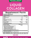 Nature's Truth Liquid Collagen 16 oz Non-GMO, Gluten Supplement Natural Berry Flavor Collagen Peptide Formula for Women and Men, Off-White (469467)
