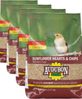 Audubon Park Sunflower Hearts & Chips Wild Bird Food, No Mess Sunflower Seeds for Birds, 5-Pound Bag