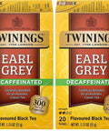 Twinings Lemon & Ginger, Caffeine-Free Herbal Tea Bags, 100 CT Box (1 Pack) | Spicy & Tangy, Ginger, Lemon Peel, Lemongrass, Blackberry Leaves, Soothe Digestion, 100 Foil Lined Individually Wrapped Bags