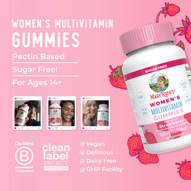MaryRuth Organics Women's Multivitamin 14+ 60 Gummies