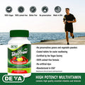 Deva Tuba Prime Vegan Multivitamin Iron- - High-Potency Vitamin & Mineral Dietary Supplement - Antioxidants, Fruit & Vegetable Blend, Super Mushrooms, Probiotics, Prebiotics, Seeds, Herbs 90 Tabs
