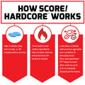 SCORE!, 2-Pack, Hardcore Nitric Oxide Booster Supplement for Men with L-Citrulline, Yohimbe, Black Maca & B Vitamins to Boost Nitric Oxide, Increase Stamina, Maximize Physical Performance, 240 Tablets