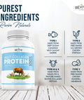 Revive Naturals Multi Collagen Protein Capsules - 120 Count - Types I II III V & X - Hydrolysed Grass Fed Bovine Wild Caught Marine & Free-Range Chicken Made with Hyaluronic Acid & Vitamin C by Revive Naturals