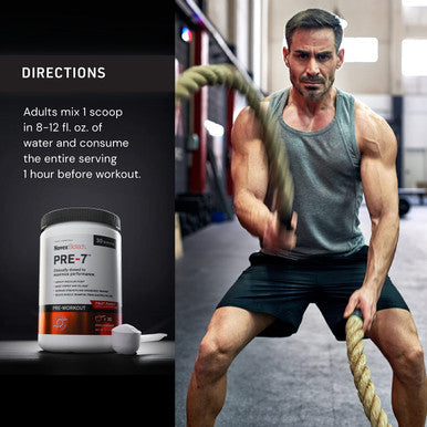 Novex Biotech Pre-7 Pre-Workout Powder Best Preworkout For Men - Boost Energy, Focus, And Vo2 Max, Increase Strength And Endurance Training, Support Hydration During Prolonged Exercise*