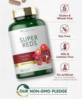 Carlyle Super Reds Capsules | 150 Count | Superfoods Supplement | Vegetarian & Non-GMO