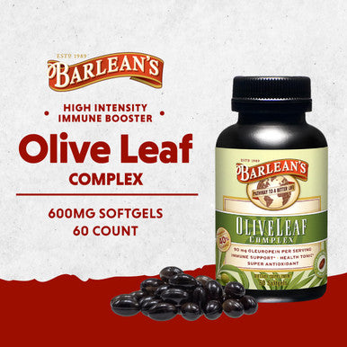 Barlean's Olive Leaf Complex 60 Count (90Mg)