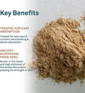 Organika Maca Certified Organic Powder- Gelatinized For High Bioavialability, Hormone Balance, Adaptogen To Help With Stress And Energy - 200 G