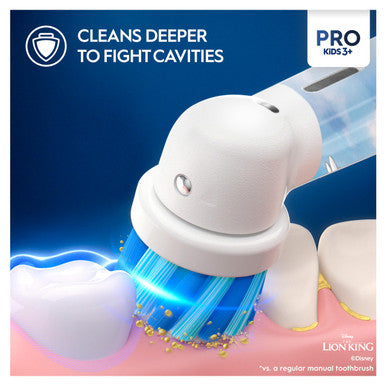 Oral-B Pro Kids Toothbrush Heads Featuring Disney The Lion King Counts Pack Of 8