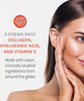 Reserveage Beauty, Collagen Replenish Chews, Supplement For Skin Care And Hair Growth, Supports Collagen And Elastin, Nail Care Supplement, 60 Soft Chews (20 Servings)