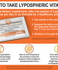 LivOn Laboratories Lypo Spheric Liposomal Vitamin C 1000mg 0.2 fl oz Individual 30 Packets