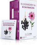 Nutra Tea - Elderberry & Ecea Tea | Elderberry Tea - Immunity Tea | Immune Tea - 20 Tea Bags - Herbal Tea