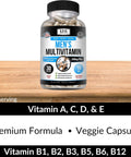 Kaya Naturals Multivitamin for Men Mens Prostate Multivitamin Multi Mineral Daily Supplement Pills for Men Supports Healthy Prostate Vitaminas para Hombres 60 Veggie Capsules