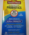 Nature Made Digestive Probiotics Ultra-Strenth 25 Capsules (Pack Of 2)