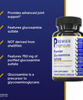 Premier Research Labs Glucosamine Sulfate - Supports Targeted Joints, Ligament & Connective Tissues - Non-Gmo, Shellfish Free