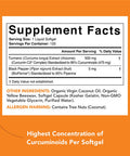 Turmeric Curcumin C3 Complex 500mg Enhanced with Black Pepper Organic Coconut Oil for Better Absorption NonGMO Gluten 120 Count