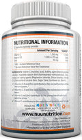 Immune Support - Vitamin C 1200mg and Zinc 40mg & Vitamin D3 1000IU - 180 Vegetarian Capsules - 3 Month Supply - Made in The UK by Nu U Nutrition