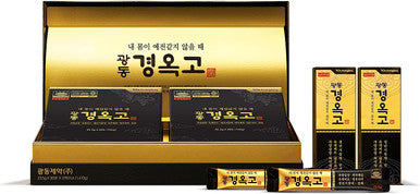 Kyung Ok Ko - [KWANGDONG] Premium Energy Supplement, Korean Herbal Supplement for Restoring Vitality & Energy, no Caffeine, Natural Ingredients Ginseng & Honey, Portable (23.5g x 60 Sticks Total)