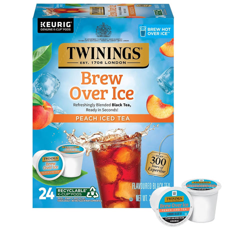 Twinings Sleep Herbal Tea K-Cup Pods for Keurig, 24 CT Box (Pack of 1) | Formerly Nightly Calm, Relaxing Camomile, Spearmint & Lemongrass, Caffeine-Free, For Single-Serve Brewers, Enjoy Hot or Iced