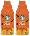 Starbucks Cold Brew Coffee Concentrate, Caramel Dolce Flavored Iced Coffee, 32 fl oz
