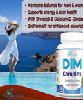 YUMMYVITE Dim Supplement - 150Mg Dim (Diindolylmethane), Broccoli, Calcium D-Glucarate & Bioperine - Hormone Balance For Men & Women, Estrogen, Menopause Balance - 60 Capsules