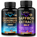 NUTRAHARMONY Glucosamine Chondroitin Capsules & Saffron Capsules