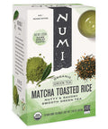 Numi Organic Tea Matcha Toasted Rice 18 Count (Pack of 3) Box of Tea Bags Green Tea (Packaging May Vary)