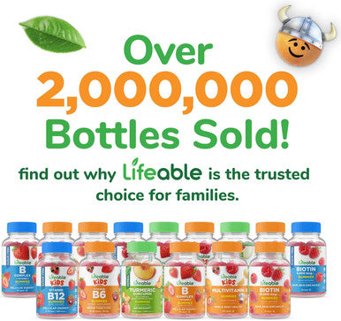 Lifeable Kids Vitamin C Gummies 250Mg Great Tasting Vit C Vegan Gmo-Vitamin C Chewable For Immune Support 90 Gummies
