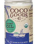 CocoGoodsCo Single-Origin Organic Virgin Coconut Oil, Cold-Pressed - Gluten-free, Non-GMO, No Cholesterol (60 fl. oz)