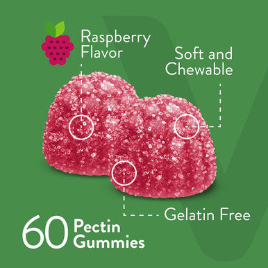 Magnesium Citrate Gummies For Adults & Teens - 66Mg, Supports Calm Mood, Optimal Relaxation, Muscle Function - Vegetarian, Gelatin Free, Gmo - Tasty Chewable Raspberry Flavored Gummy