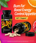 Powercut Triple Burn Weight Loss Pills For Women & Men Fat 60 Capsules