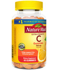 Nature Made Extra Strength Vitamin C Gummies 500Mg 60 Count For Immune Support Antioxidant Support Collagen Support For Skin Health Tangerine