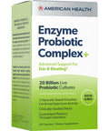 American Health Enzyme Probiotic Complex Plus 20 Billion Microorganisms - Clinically Studied Strain - Advanced Support For Gas & Bloating* - Non-Gmo - 60 Capsules 60 Total Servings
