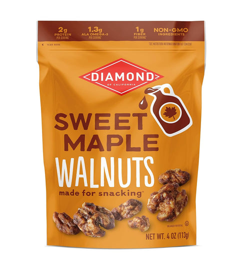 Diamond of California Himalayan Pink Salt Walnut Snack Nuts 4 oz.