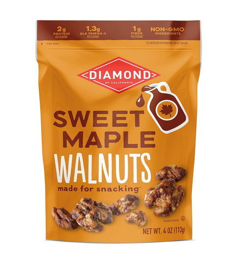 Diamond of California Salted Dark Chocolate Walnut Snack Nuts, 4 oz.