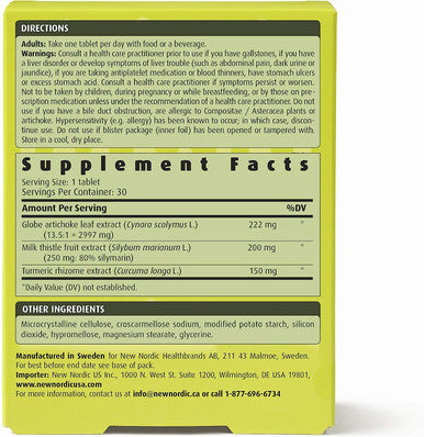 NORDIC-ACTIVE LIVER 30 TABS