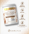 Carlyle Collagen Creamer 8.8Oz | Vanilla Multi Collagen Powder | Non-Dairy Supplement | Non-Gmo, Gluten Free | By Carlyle