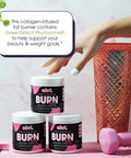Obvi Burn Elite | Supports Metabolism Boost Energy and Focus | Supplement with Collagen and Green Tea | Supports Healthy Hair Skin Nails and Joints | 60 Capsules 30 Servings