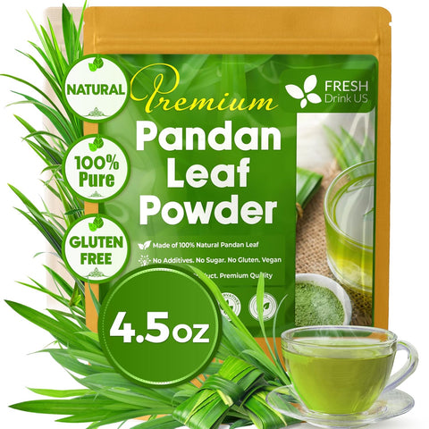 FreshDrinkUS, Premium 8oz Mulberry Leaf Powder, 100% Natural and Pure from Mulberry Leaves, Perfect for Tea, Smoothies, Baked Goods, Natural Food Coloring, No Additives, No Gluten, No Sugar, Vegan
