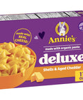 Annie's Homegrown Creamy Deluxe Shells & Real Aged Cheddar Sauce Macaroni, 11 oz, Packaging may vary